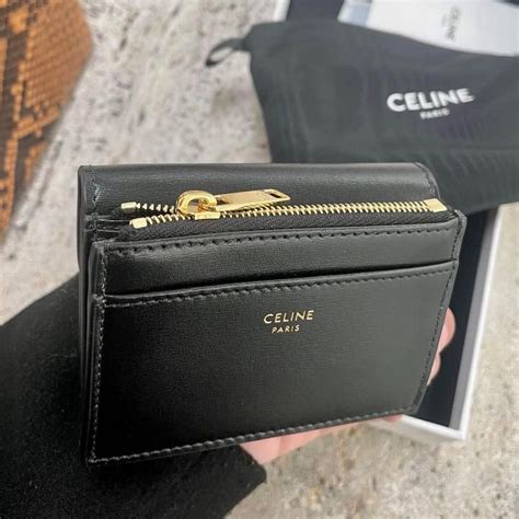 Celine triomphe compact wallet